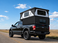 Bantrek - Camper Rectangular Resistente de Aleación de Aluminio para Camioneta, Impermeable, para 3-4 Personas, para Viajes de Larga Distancia