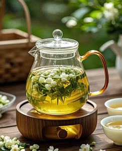 Té de Jazmín Orgánico en Flor, Té Verde Aguja Dorada, Té de Flores Sueltas, Té Saludable en Bolsitas de 50g - Product Image 5