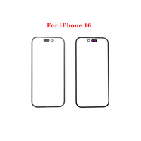 Verre extérieur d'écran avant avec OCA pour iPhone X XS XR Max 11 12 13 14 15 16 17 Pro Max Mini 14 15 16 Plus