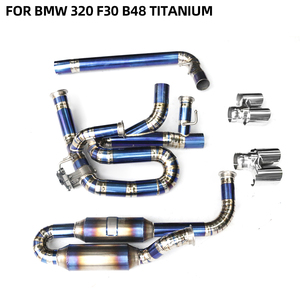 Sistema de Escape de Alto Rendimiento JYD con Tubo Recto Catback para <span class=keywords><strong>BMW</strong></span> <span class=keywords><strong>320</strong></span> F30 B48 2.0T 2012-2020, Aleación de Titanio, Salida Cuádruple - Product Image 4