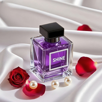 Vente en gros Bouteilles de parfum carrées en verre personnalisées 30ml 50ml 100ml Cube vide Vaporisateur de parfum avec pompe Couvercle Sayer