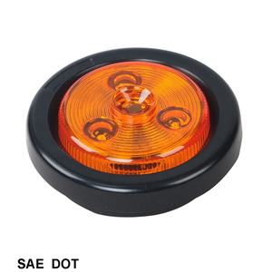 2 "הוביל סמן עגול סיווג pc משאית מדוריין צד משאית 12v 24v נקודה/fmvss108/<span class=keywords><strong>sae</strong></span> - Product Image 2