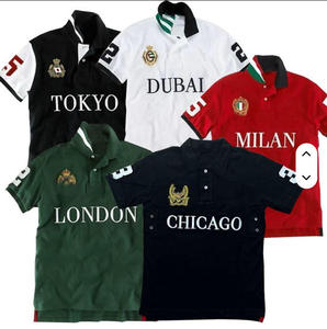New Model 100% Cotton <strong>Men's</strong> for <strong>Polo</strong> <strong>Shirts</strong> High Quality Custom Embroidery Logo Casual <strong>Man</strong> City <strong>Polos</strong> Tops - Product Image 1