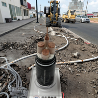 Cable de Potencia de Baja Tensión ZC-YJV22 JDH 8.7/15kV, 3 Núcleos, 150mm, Conductores de Cobre, XLPE, Armado con Acero, Revestimiento de PVC, para Minería Subterránea