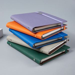 AI-MICH Simple Design Stationery Custom Printing PU Leather Hardcover Lined Diary Planner <b>Journal</b> Notebook - Product Image 3