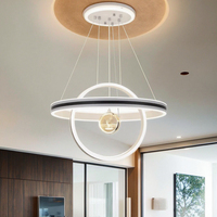 Lustre de salle à manger à LED minimaliste moderne avec protection des yeux au design étoile nordique pour la salle à manger et la chambre à coucher