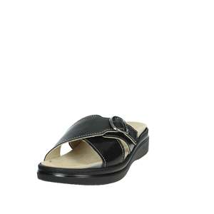 รองเท้าแตะสไลด์ Cinzia Soft Donna Ciabatta Bassa MZK65-T สีดำ รองเท้าผู้หญิงแบบสวม สบายเท้า - Product Image 6