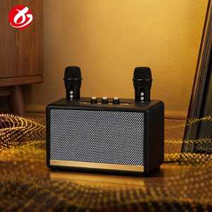 Altoparlante <span class=keywords><strong>Karaoke</strong></span> Bluetooth Retrò, Sistema Audio Portatile per Feste in Casa - Product Image 2