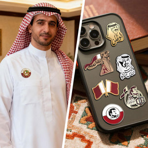 Badges en métal émaillé modernes personnalisés et autocollants en métal pour les protecteurs d'écran et les coques de téléphone - Product Image 5