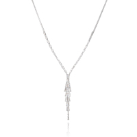 Collier délicat et extravagant, bijoux personnalisés, mode ethnique, long collier blanc avec décoration en zircon, bijoux fins