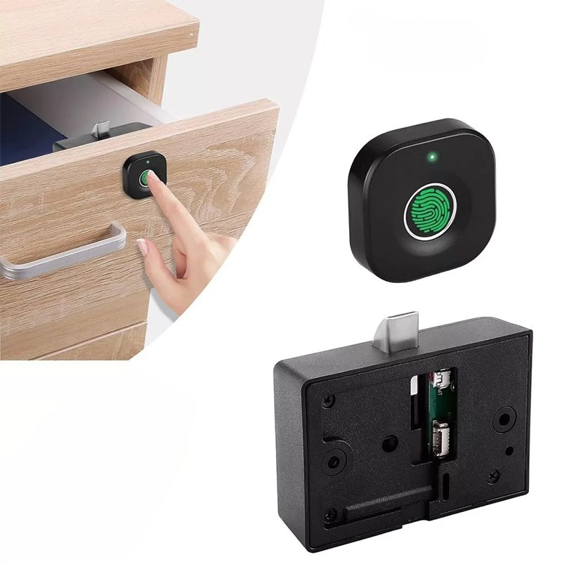 Cerradura Digital Invisible Para Cajones Y Armarios - Se Abre Con Tarjeta IC O Llave, Sin Necesidad De Hacer Agujeros