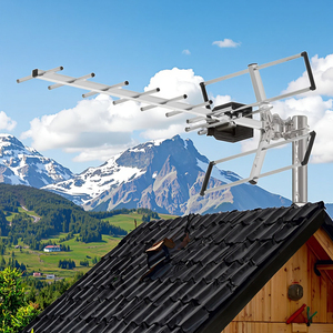 เสาอากาศทีวีดิจิตอลแบบยาวสำหรับภายนอกอาคาร OEM ODM รับสัญญาณ DVB-T  กำลังขยายสูง แบบยากิ - Product Image 1