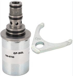 โซลินอยด์วาล์ว 12V โซลินอยด์วาล์ว 195-9700 สำหรับ 216B 216 120H 140H 160H D5M D6M D6R - Product Image 2