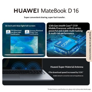 HUA WEI MateBook D 16 2026 pour Huawei MateBook <span class=keywords><strong>D16</strong></span> Édition Linux Ordinateur portable 16 pouces Protection des yeux Grand écran <span class=keywords><strong>Intel</strong></span> Core I5 - Product Image 5
