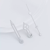 Lancette per Orologio Bianche Spazzolate Nuovo Stile, Luminose Verdi, Compatibili con Quadrante NH35, Parte per Modifiche Meccaniche