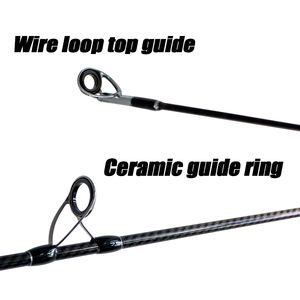 Canne à pêche spinning/casting en fibre de carbone 2,1 m, 1 pièce, manche en liège, action M, pour <span class=keywords><strong>la</strong></span> pêche au bar et au poisson-chat en eau douce - Product Image 5