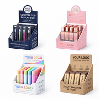 Boîte de présentation en carton écologique réutilisable pour comptoir, personnalisable avec logo, pour supermarchés, épiceries et commerces de détail