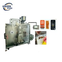 Concentré naturel automatique saveur liquide café blister papier carte Snap Sachet liquide Machine d'emballage