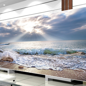 Paesaggio naturale tela pittura paesaggi marini poster Nordic Sunset stampa arte moderna immagine da parete per <span class=keywords><strong>soggiorno</strong></span> galleria Decor - Product Image 3