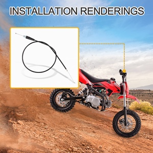 GOOFIT Câble d'accélérateur 37.8 "de remplacement pour 50cc 70cc SSR Roketa 90cc <span class=keywords><strong>110</strong></span> Cc Coolster <span class=keywords><strong>Apollo</strong></span> 125cc <span class=keywords><strong>Dirt</strong></span> Bikes Pit Bike - Product Image 6