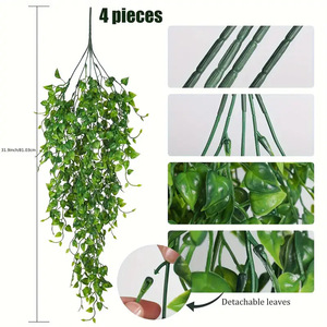 Guirnaldas Artificiales de Pothos Talian, 45 m, Hiedra Verde para Colgar en la Pared, Decoración del Hogar, Decoración de Bodas - Product Image 5