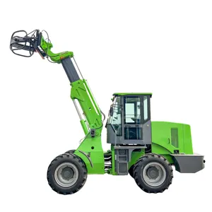 Telescopic Loader CE Approved 4 Wheel Drive Load Capacity 2500 Kg Telescopic Boom Wheel Loader Hot Sale With Attachments
