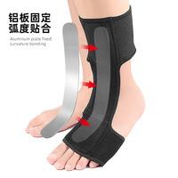Attelle de compression en polyester pour pied tombant, pour la marche avec des chaussures, soutien de la fascia plantaire pour femmes et hommes, soulagement de la tendinite d'Achille