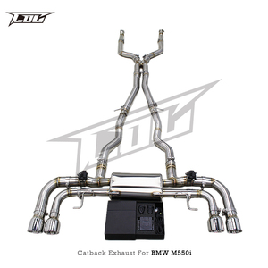 COC Valvetronic Catback tubo de escape para BMW M550 M550i G30 N63 4.4TT 3 pulgadas tubo Tuning sistema de escape Escape - Product Image 6