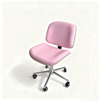 Tabouret de pédicure réglable moderne de luxe portable, respectueux de l'environnement, pour extensions de cils, chaise de maquillage pour technicien, dossier pour spa à domicile