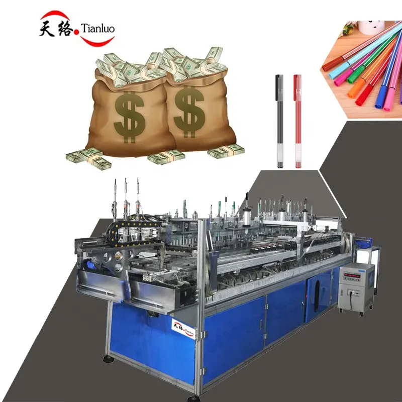Машина для изготовления шариковых ручек Tianluo, Поставщик продукции, обслуживание механической обработки, оборудование для линии сборки, промышленное оборудование