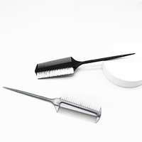 Peigne professionnel pour l'application de teinture capillaire, pour salon et usage domestique, brosse à coloration double face