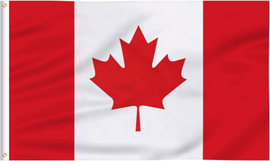 ธงแคนาดาพิมพ์ลายดิจิทัล3 * 5ft สีแดงขาวและแดงสำหรับโปรโมชัน - Product Image 3