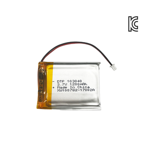 Lithium ion battery cell 3.7 v 1200 mAh DTP103040 for electric vehicle - Product Image 1