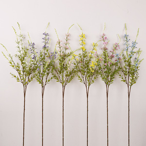 <b>Artificial</b> Sage Floral Arrangement 82cm Plastic Silk Flowers High Simulation Home Decor Spring Wedding Props - Product Image 3