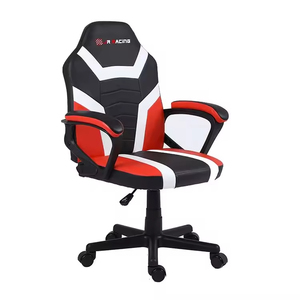 Chaise de jeu ergonomique moderne pivotante pour enfants, siège d'ordinateur confortable pour joueurs PC, avec vérin à gaz à 2 niveaux - Product Image 2