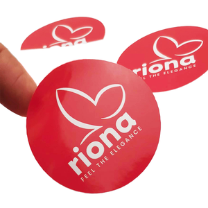 Etiqueta Adhesiva Redonda con Nombre y Logotipo, Papel Mate Recubierto Impermeable, Diseño Nuevo, Estilo Vintage, para Regalos y Manualidades - Product Image 1