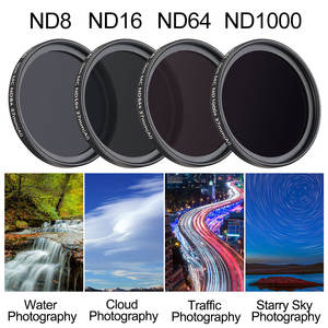 GiAi MRC 37MM Camera Filterset ND8 ND16 ND64 ND1000 CPL met Klemhouder Mobiele Telefoon Accessoire - Product Image 4