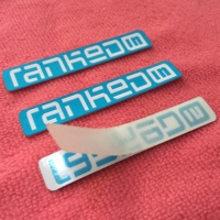 Patch en tissu avec logo plume, adhésif, à thermocoller, étiquette tissée
