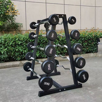 Barre de musculation droite personnalisée avec logo pour équipement de fitness, haltères libres 10 20 30 35 40 KG, ensemble de barres de curl fixes