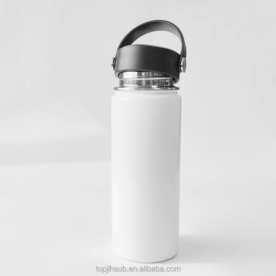 Topjlh 304 с широким горлышком 550 мл, уличная бутылка для воды из нержавеющей стали, сублимационная пустая вакуумная термос с печатью на заказ