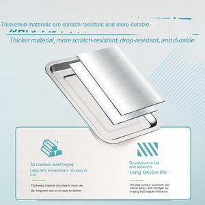 Piring Kultur Jaringan Persegi Berlapis Baja Tahan Karat Labshark, Anti Karat, Tebal, Alat Eksperimen Buatan Cina - Product Image 3