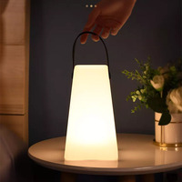 Dekorative geformte Restaurant Hotel wiederauf ladbare schnur lose LED Tisch Schreibtisch lampe
