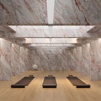 Pierre frittée ADELA 1200*2780mm 9mm, effet pailleté multi-couleurs, cristal haut de gamme pour boutique, salle à manger, mur d'exposition