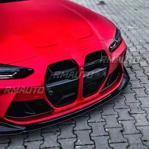 Kit carrosserie pour BMW M3 M4 G80 G82 2021-2024, séparateur de pare-chocs avant, aspect carbone, style sport, spoiler de pare-chocs arrière, accessoires de voiture - Product Image 2