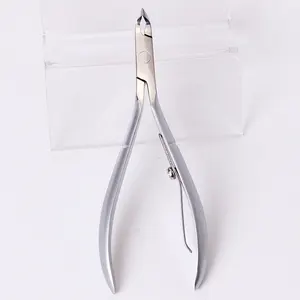 Customized color professional dead skin trimmer long handle stainless steel small jaw cuticle nipper