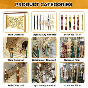 Dễ dàng cài đặt nhôm cầu thang lan can cho người cao tuổi an toàn không trượt cầu thang lan can - Product Image 6