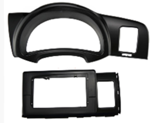 กรอบแผงหน้าปัดภายในรถ xtrons สำหรับ Toyota liteace/townace 2003-2006 RHD 10นิ้วสีดำด้าน - Product Image 1