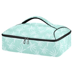 Nouveauté : Sac isotherme personnalisé pour aliments, motif fleurs tropicales Hawaïennes, pour casseroles, pizzas, sac isotherme pour femmes et hommes - Product Image 1