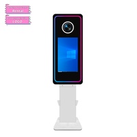 Cabina de Fotos con Pantalla Táctil LCD para Fiestas, Cabina de Fotos Vertical con Cámara DSLR y Espejo Mágico, con Opción de Impresora