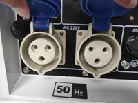 Petit générateur d'essence silencieux à refroidissement par air, démarrage automatique, portable, faible bruit, monophasé/triphasé 50/60Hz pour usage domestique